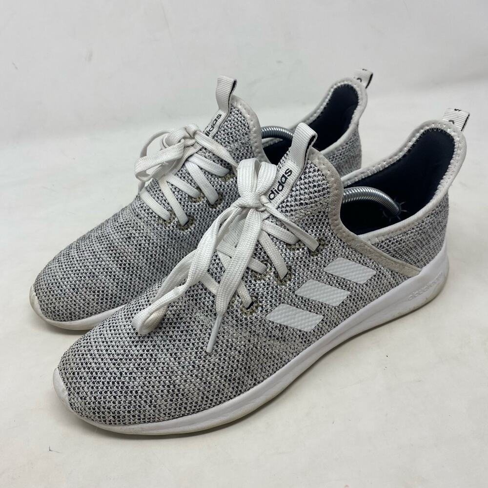Adidas Cloudfoam Sneakers Gray and White Womens Size 7.5